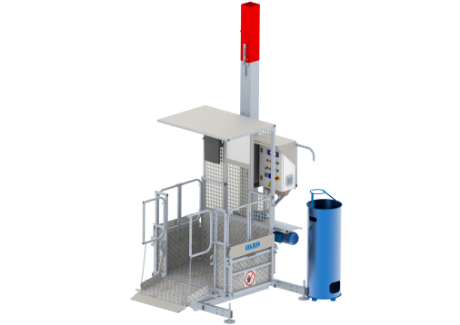 Plataformas de cremallera - Gama PEC: PT 450C door 2