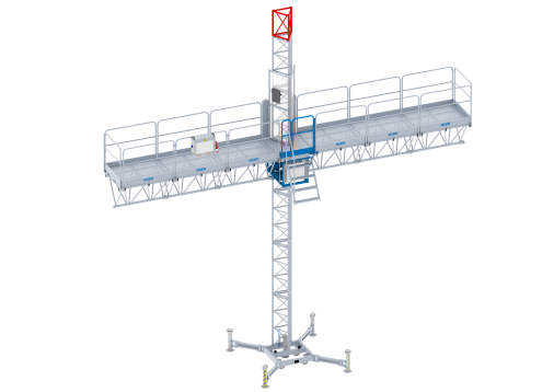 Plataformas de cremallera - Gama PEC: PEC 120 monomástil
